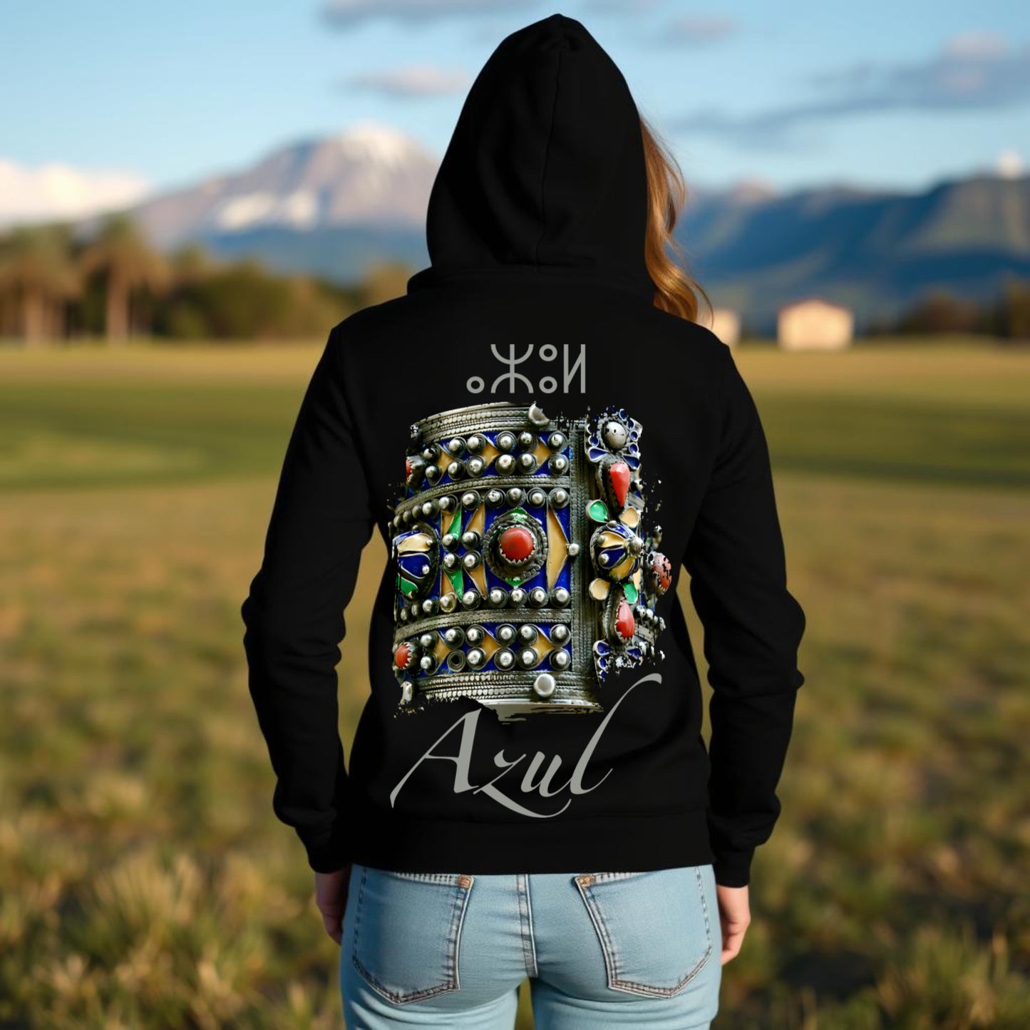 Azul – Amazigh Heritage Bracelet Tee