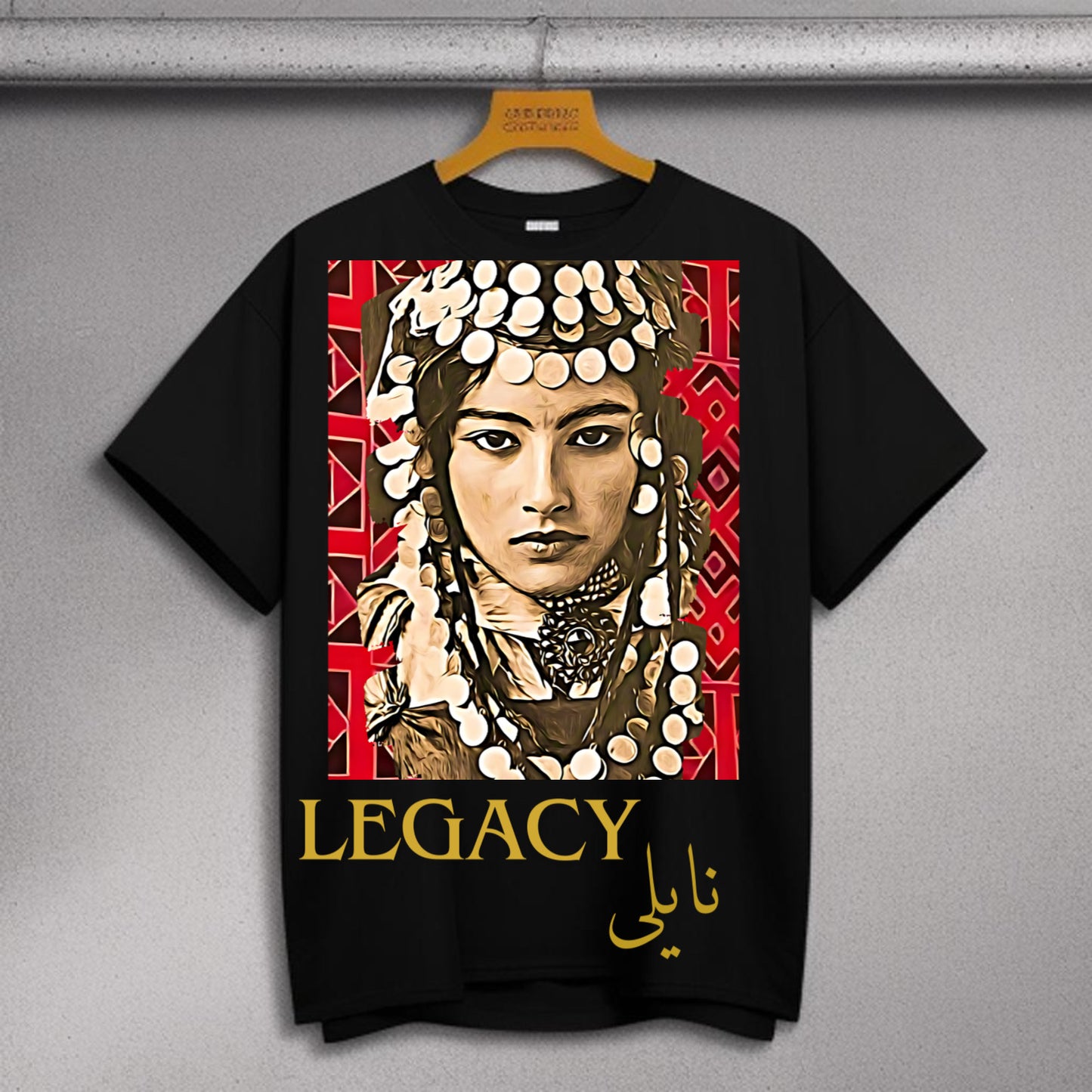 “Nayli Legacy – Embroidered Heritage Tee