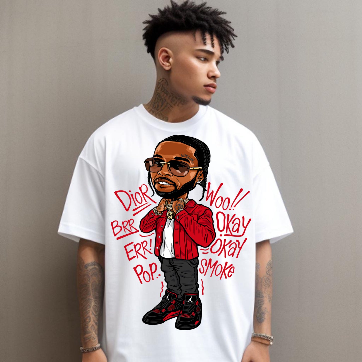 Pop Street Vibes – Urban Graphic Oversized T-Shirt