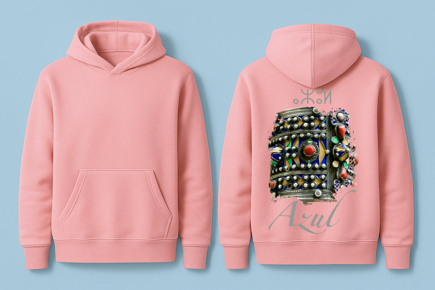 Azul – Amazigh Heritage Bracelet Tee