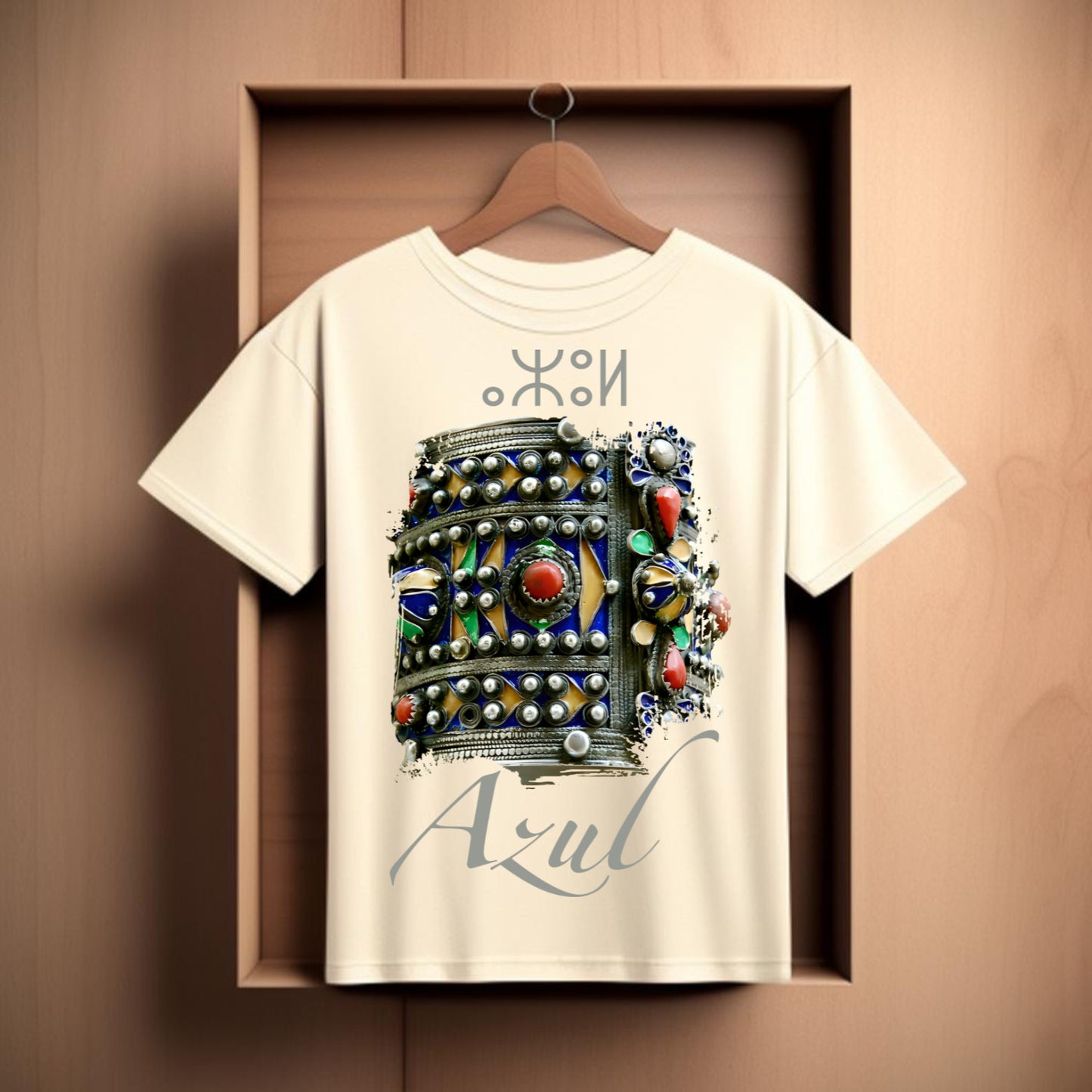 Azul – Amazigh Heritage Bracelet Tee