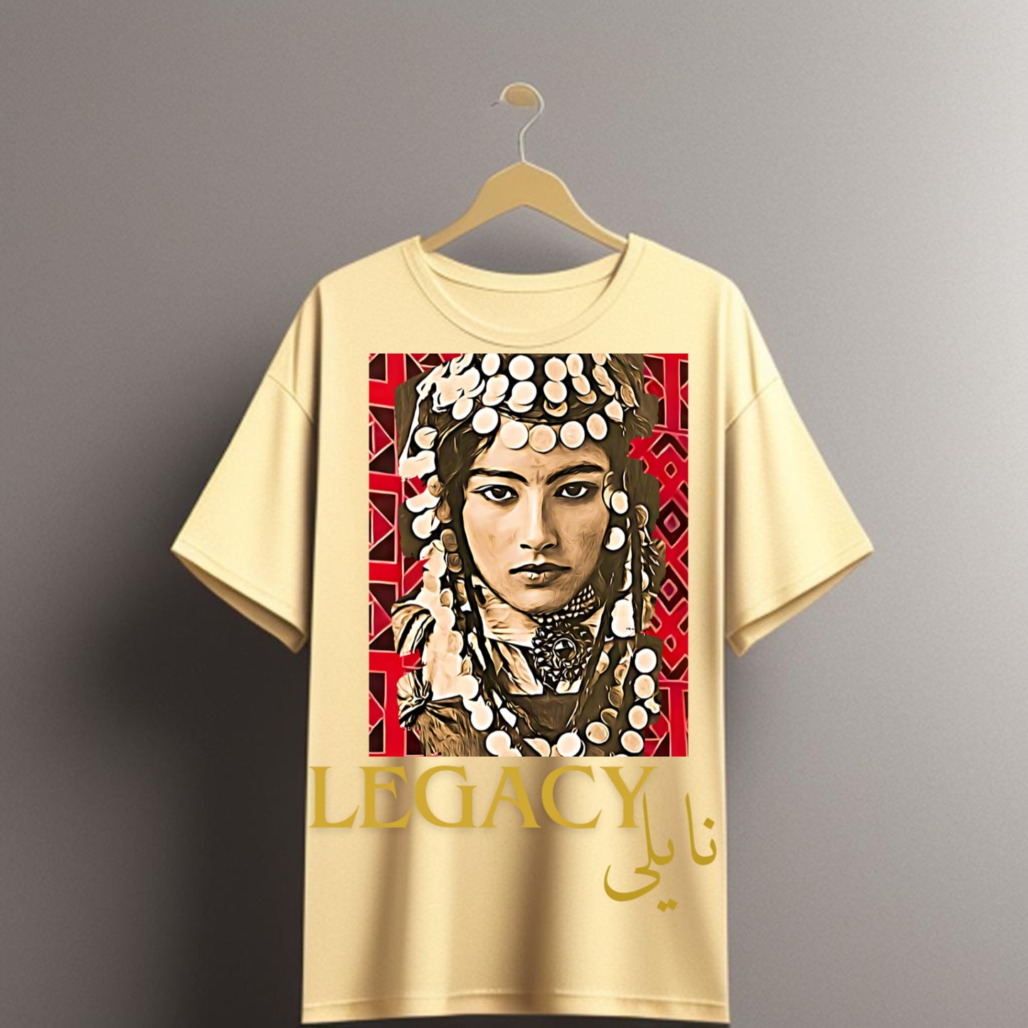 “Nayli Legacy – Embroidered Heritage Tee