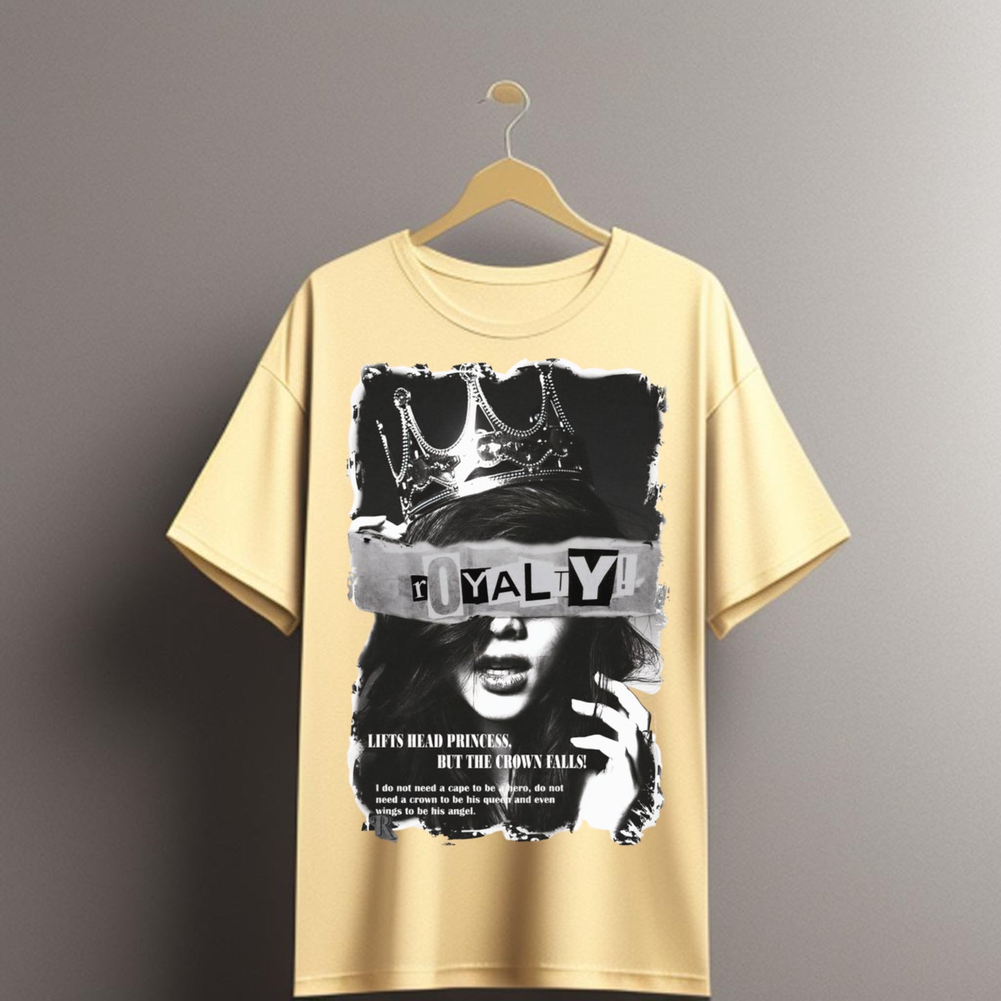 Royalty – Artistic Monochrome Statement T-Shirt