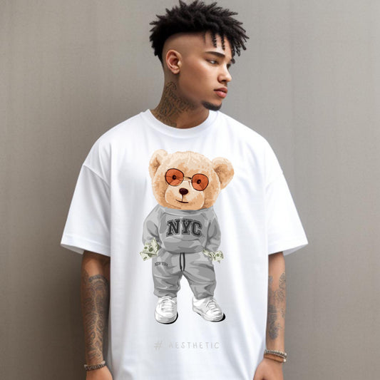 NYC Teddy – Aesthetic Streetwear Graphic T-Shirt