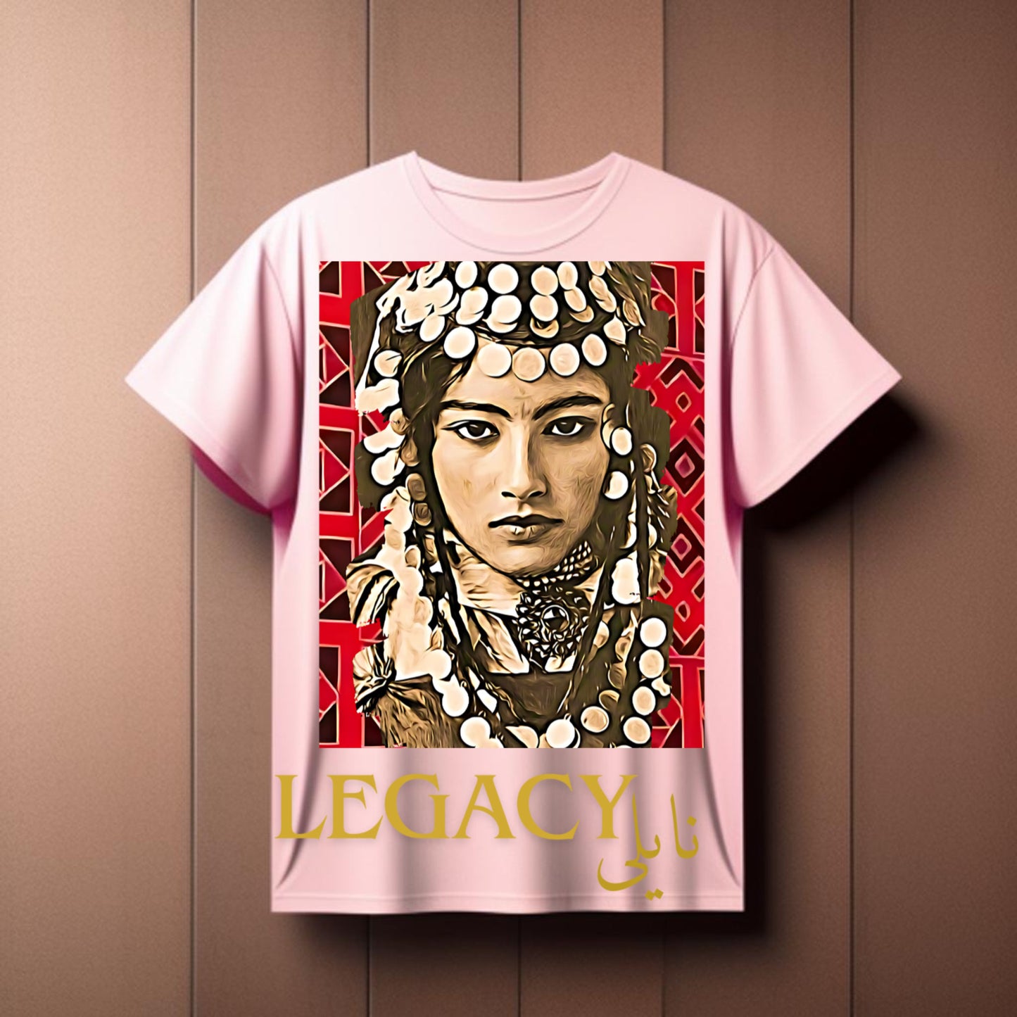 “Nayli Legacy – Embroidered Heritage Tee