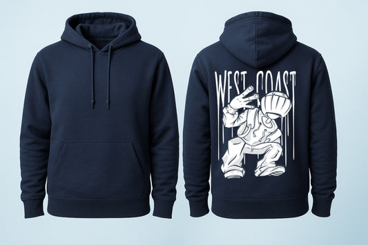 West Coast Hoodie – Urban Streetwear with Graffiti Attitude