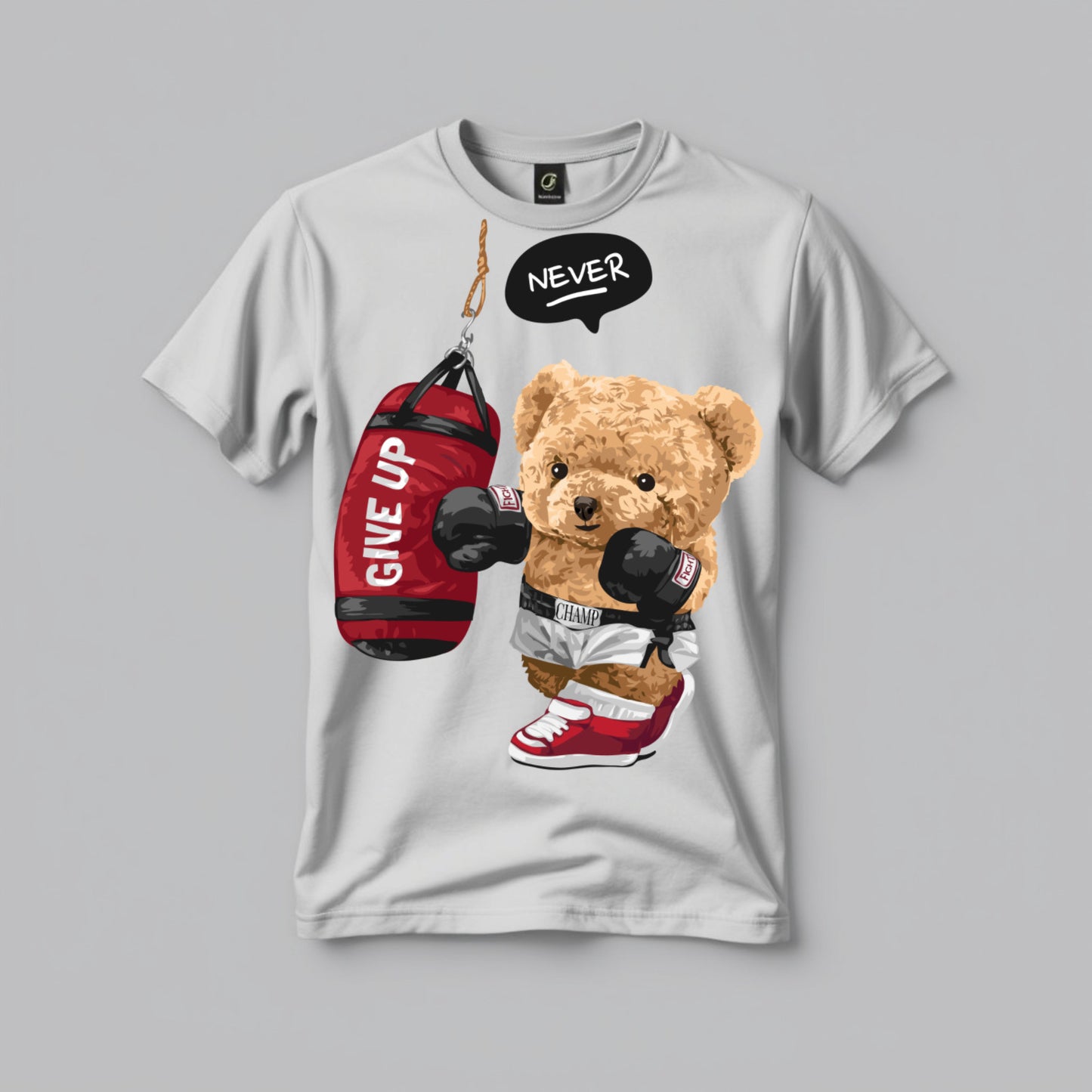 NEVER GIVE UP – The Fighter Bear