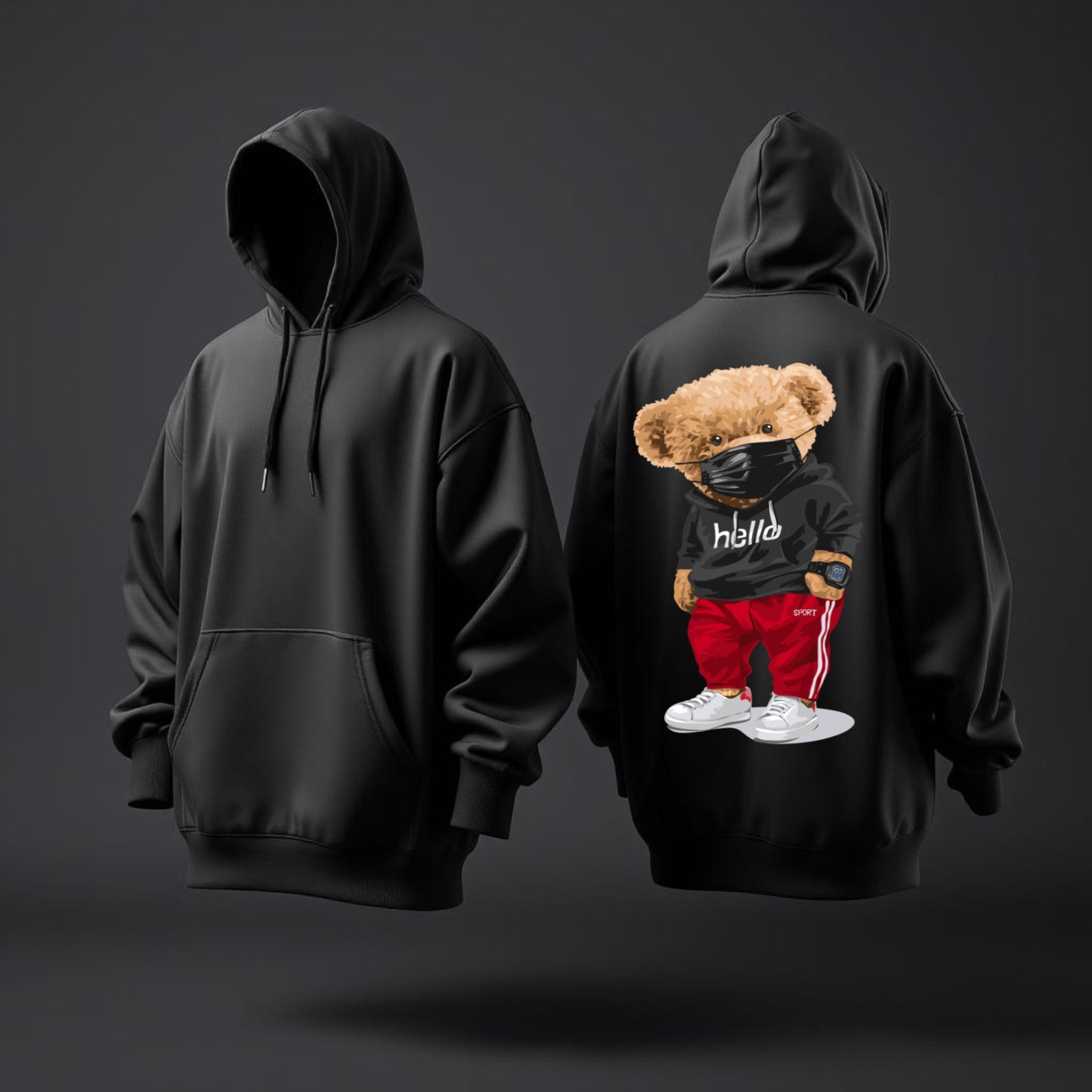 Street Bear Hoodie – Urban Style with Modern Vibes