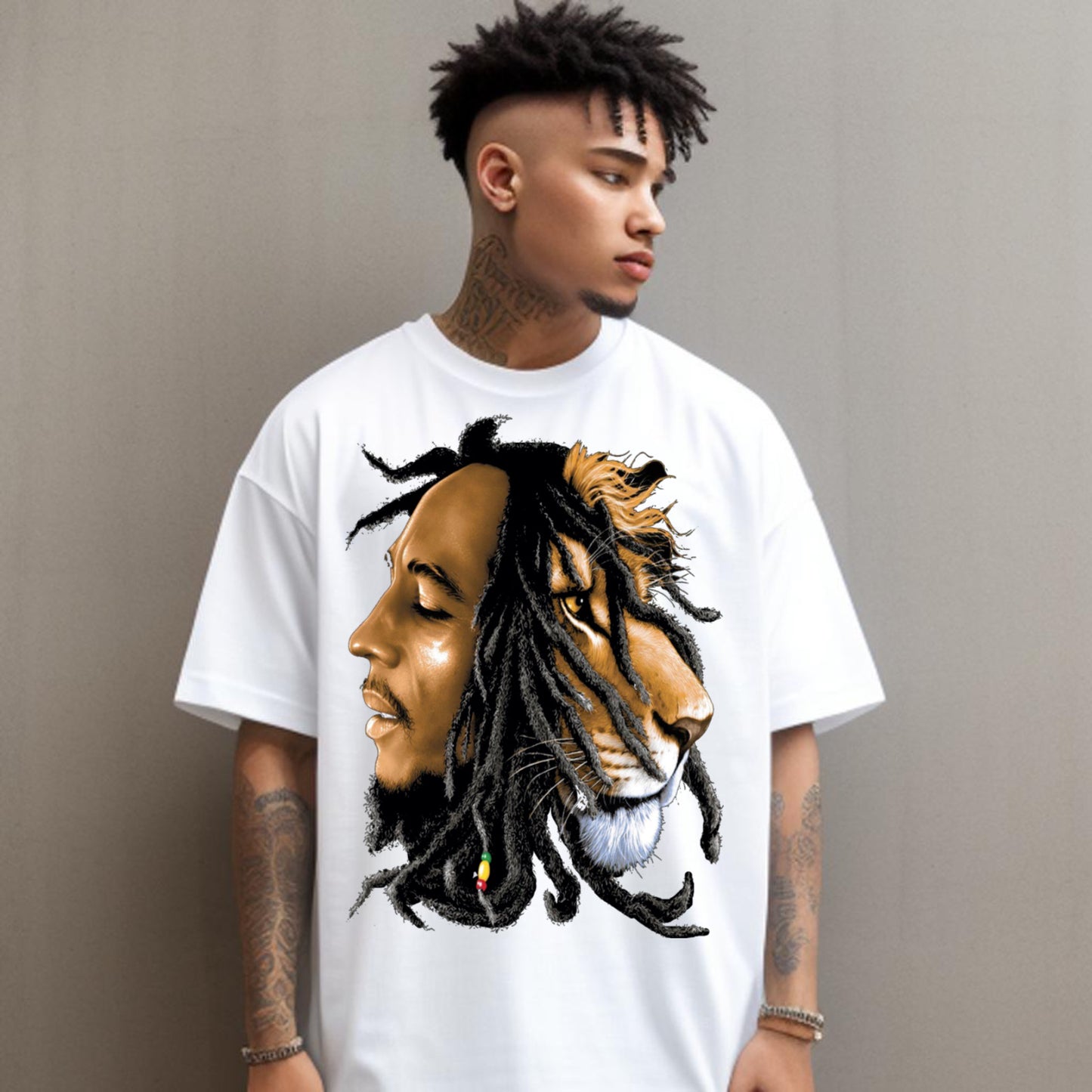 Lion Soul – Afro Fusion Artistic T-Shirt