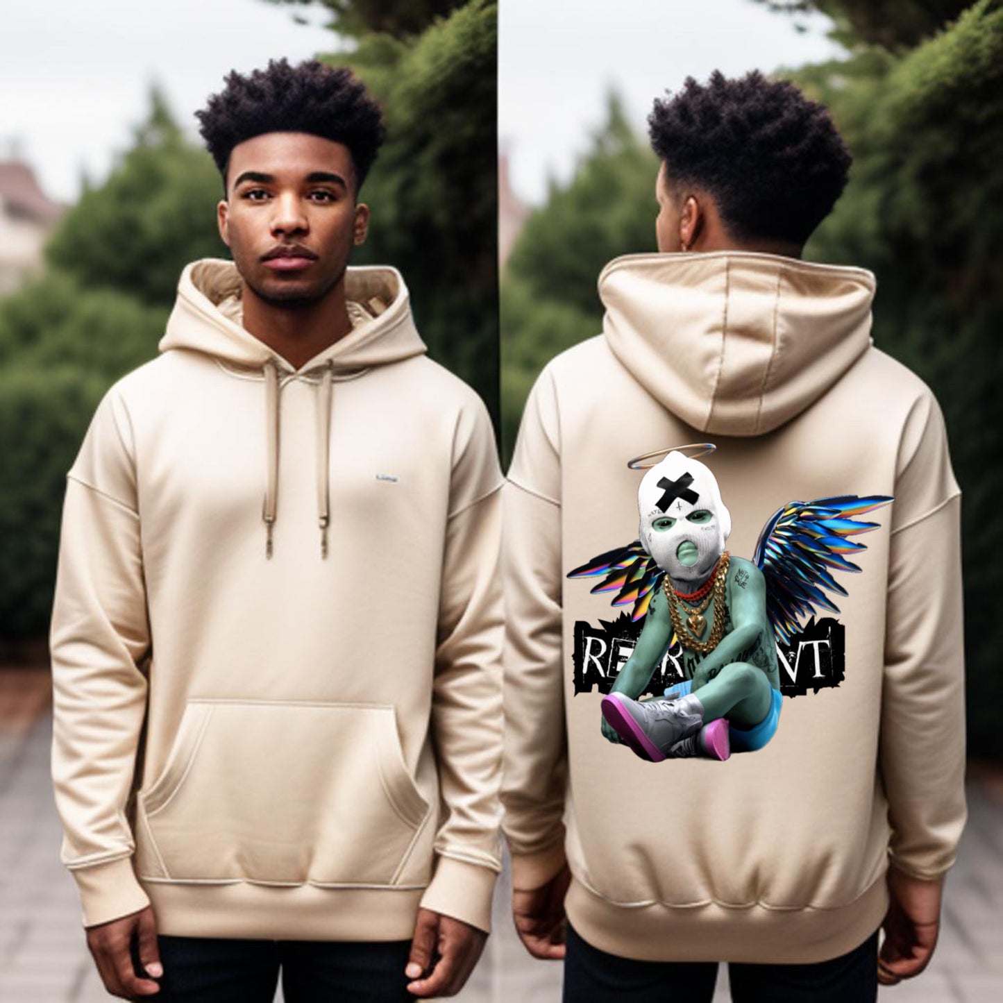 Rebel Angel Hoodie – Not All Saints Wear Halos