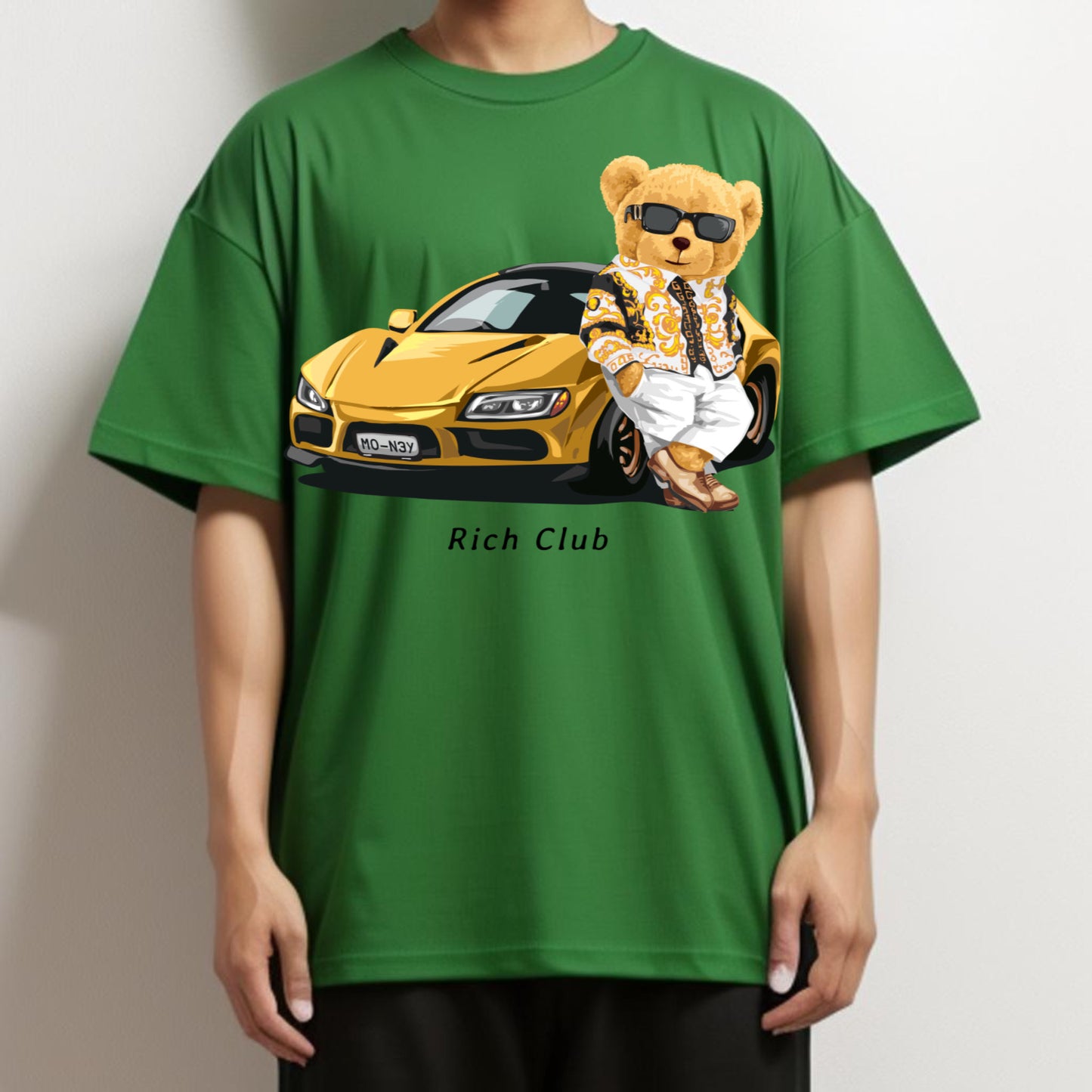 Rich Club – Luxury Teddy Streetwear T-Shirt