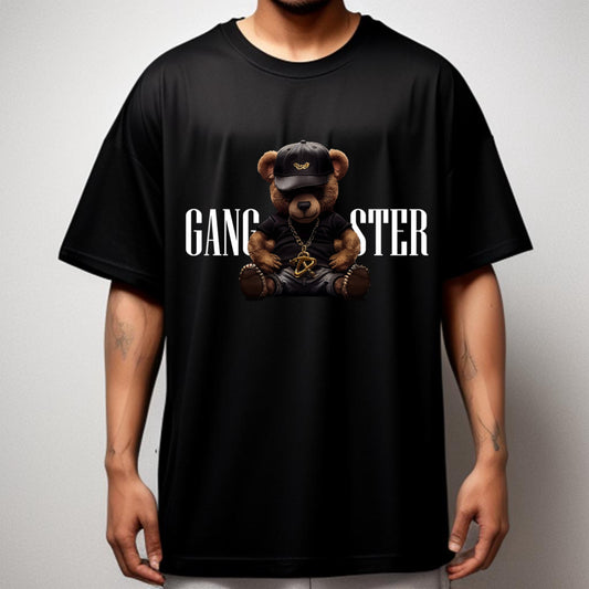 Gangster Bear – Cool Streetwear Graphic T-Shirt