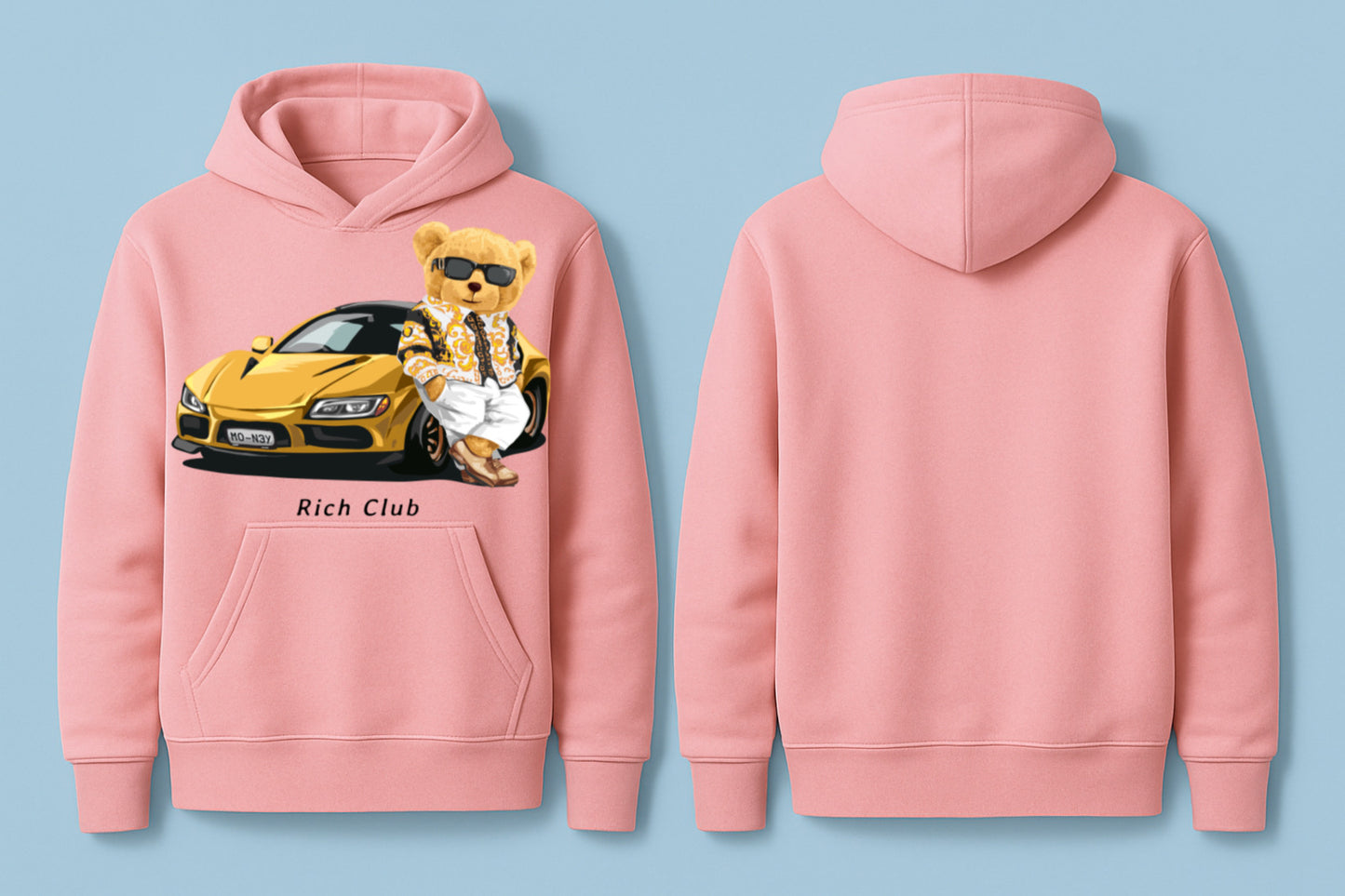 Rich Club – Luxury Teddy Streetwear T-Shirt