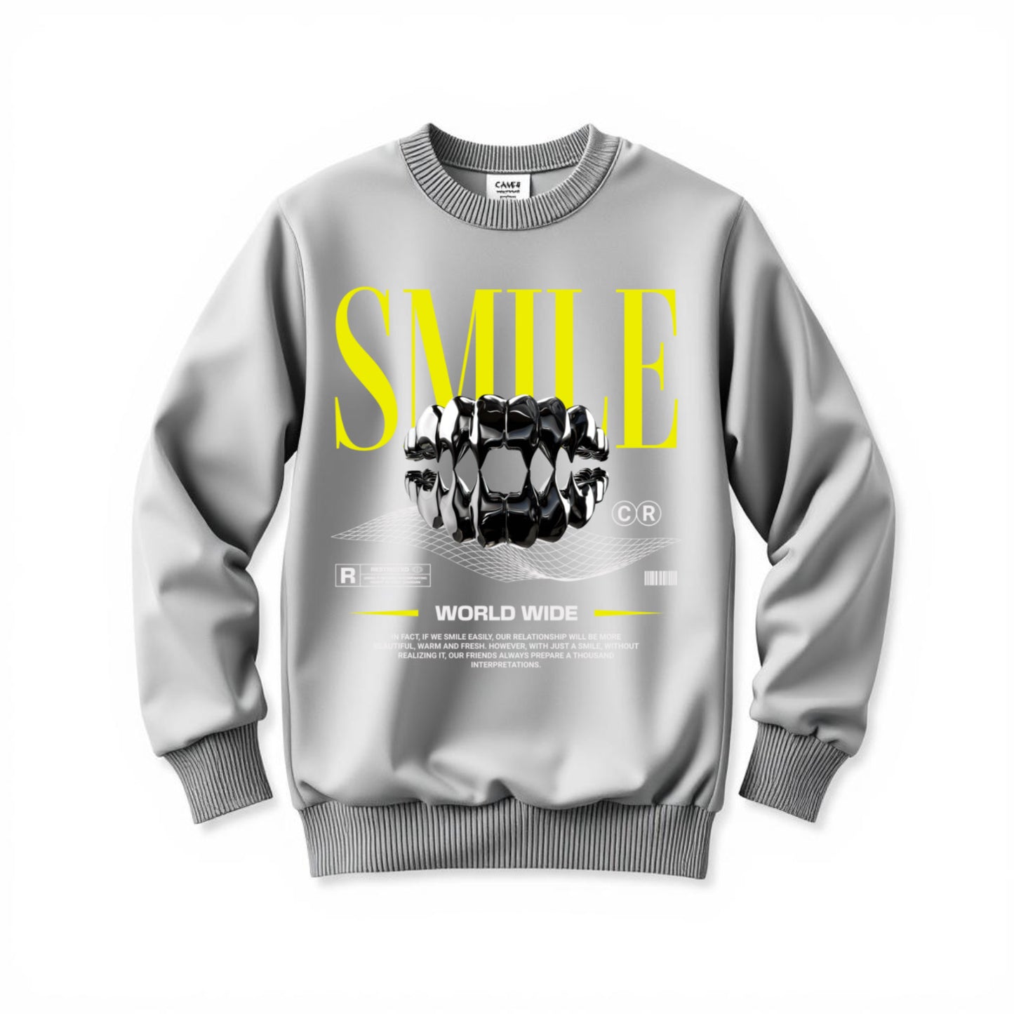“SMILE™ Worldwide Sweatshirt – Futuristic Street Edition”