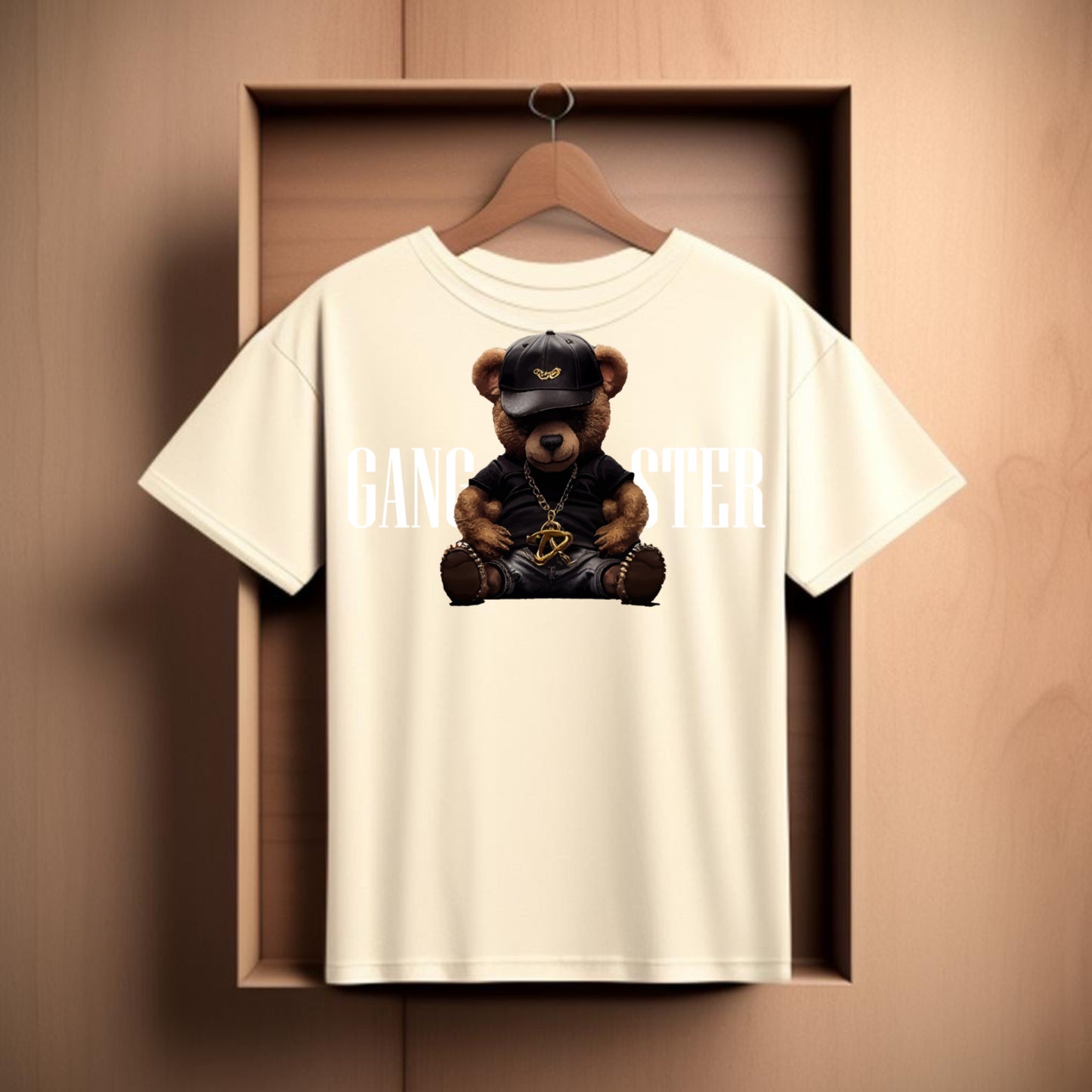 Gangster Bear – Cool Streetwear Graphic T-Shirt