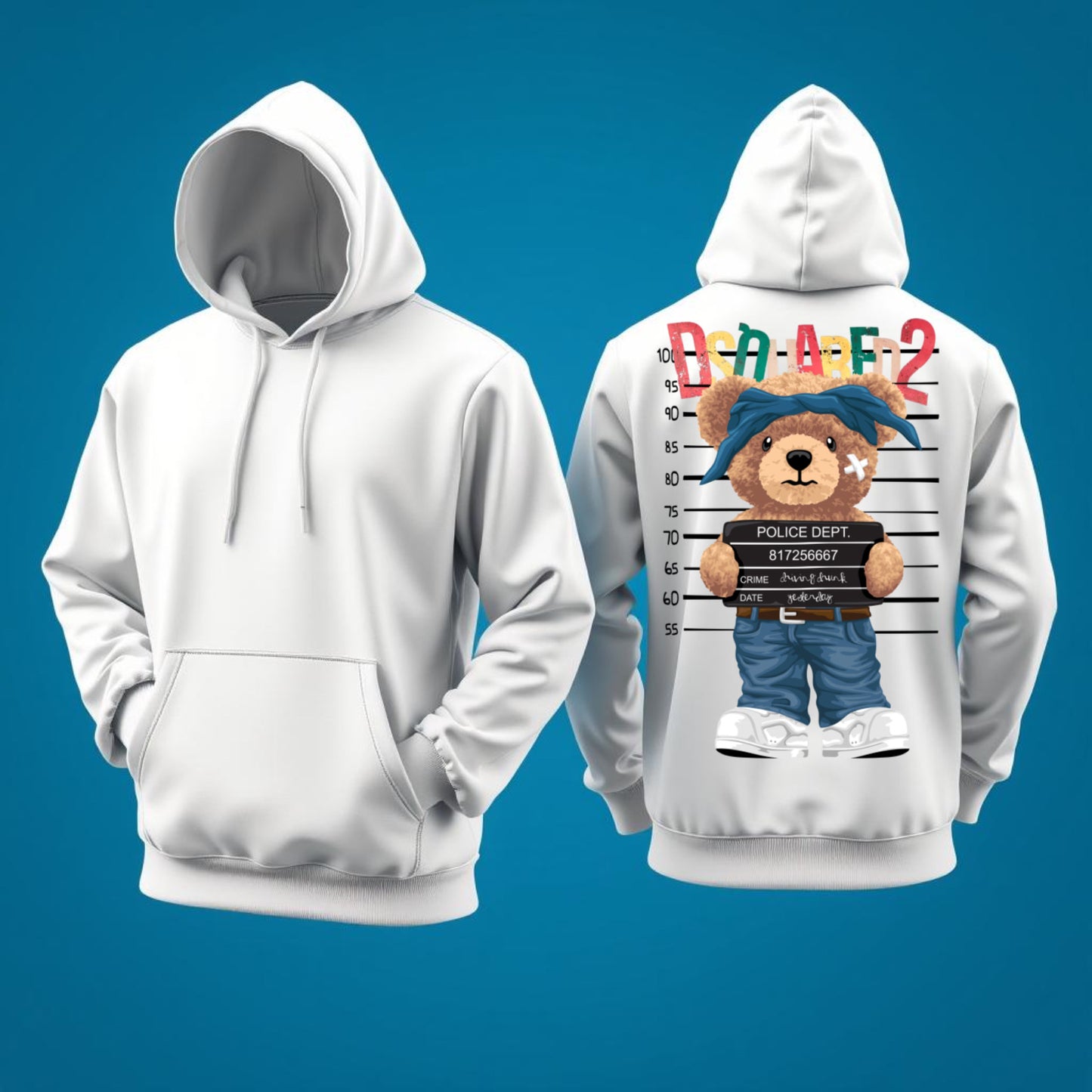 Rebel Bear Hoodie – Streetwear with Attitude