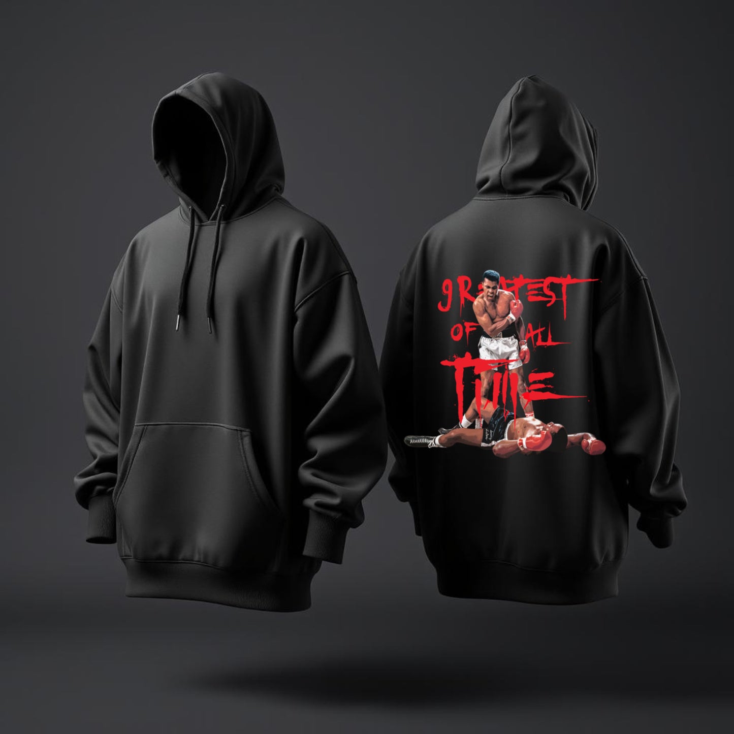 Greatest of All Time Hoodie – Boxing Legend Streetwear Edition