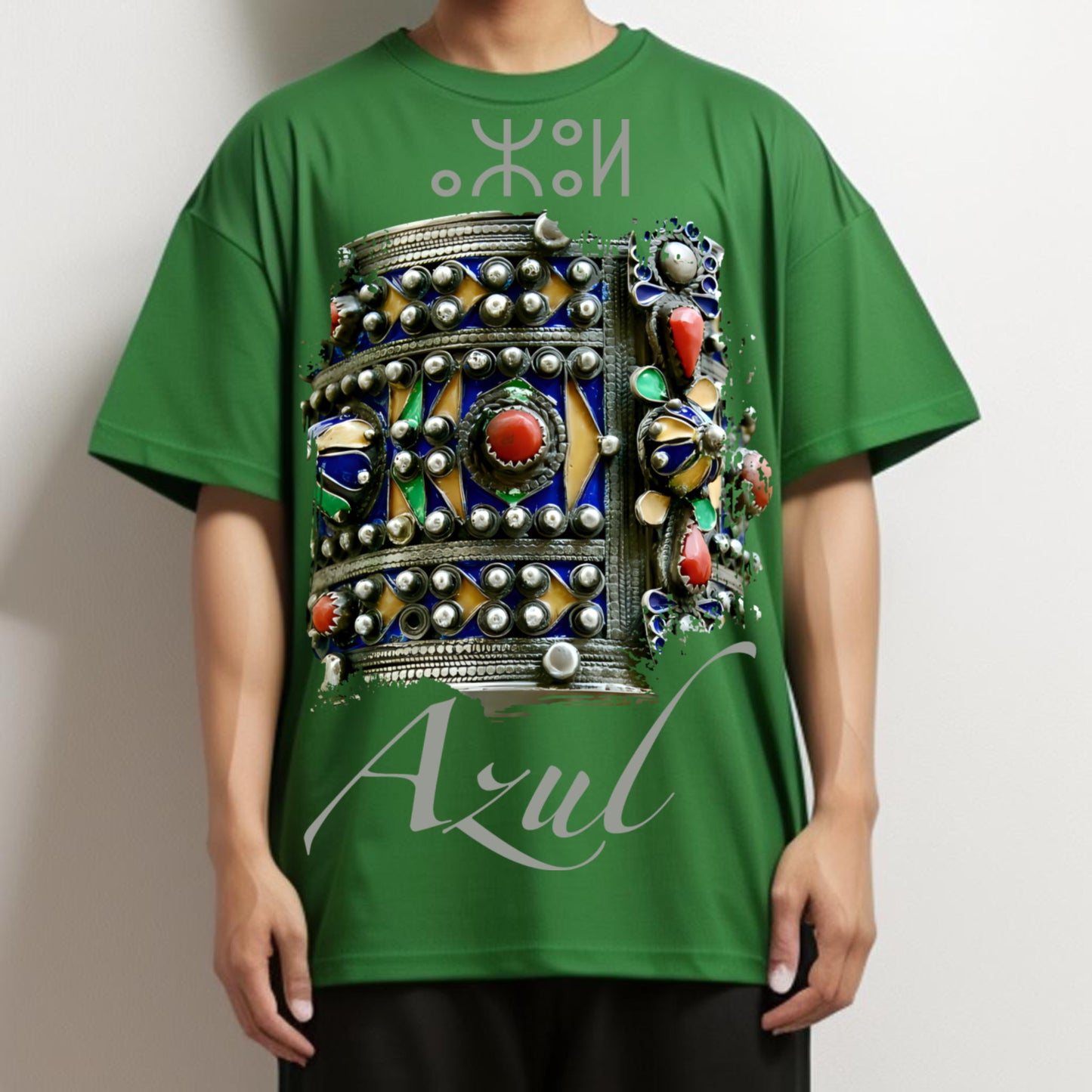 Azul – Amazigh Heritage Bracelet Tee