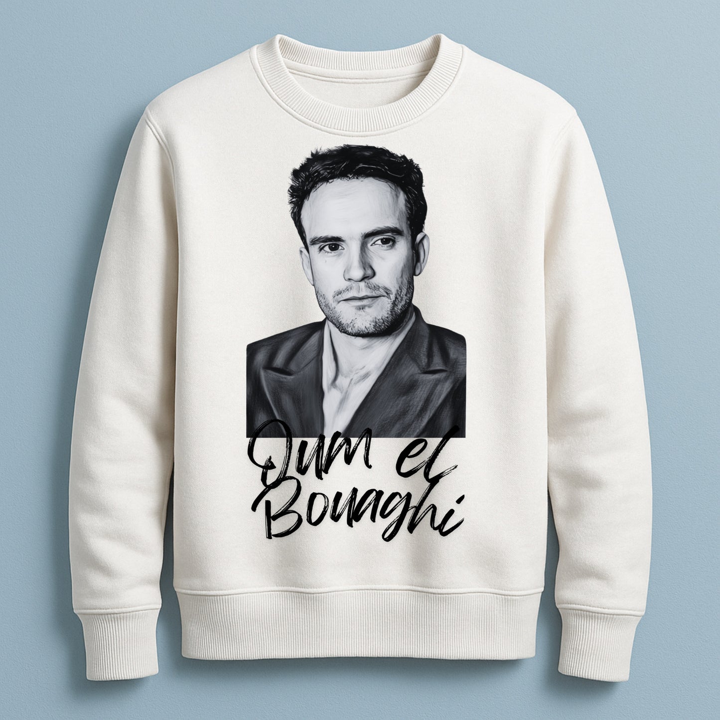 “Oum El Bouaghi Heritage Sweatshirt – Hand-Drawn Portrait Edition