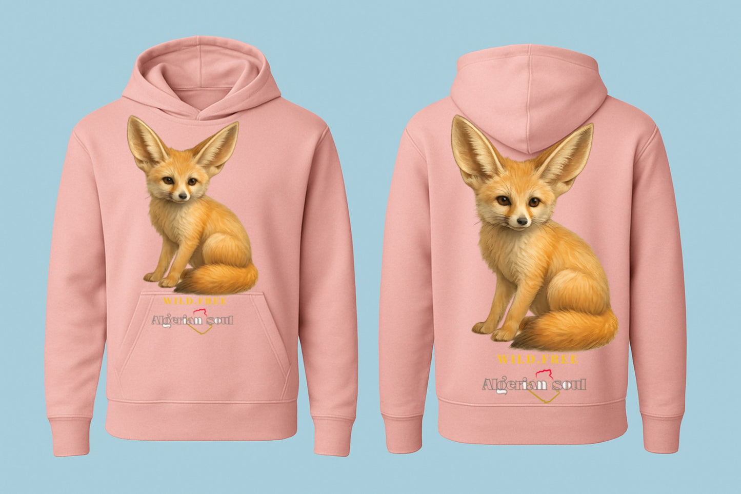 “Algerian Fennec Soul” T-Shirt – Wild & Free