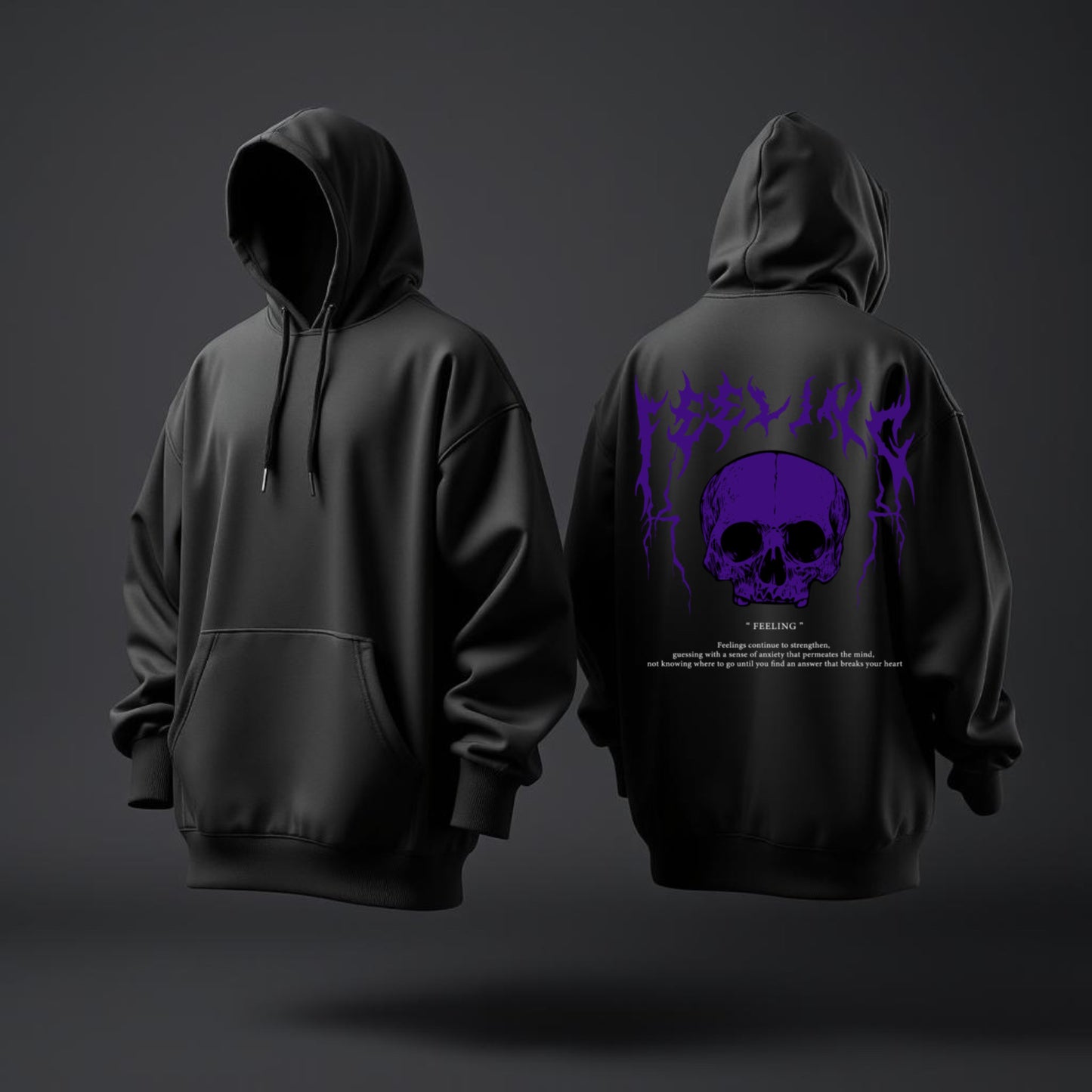 Feeling Hoodie – Pain Creates Awareness