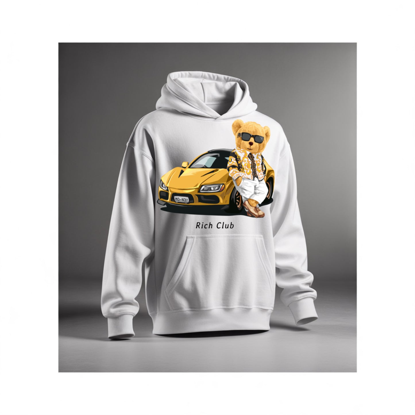 Rich Club – Luxury Teddy Streetwear T-Shirt