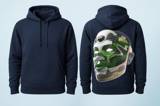 Sneakerhead Mask Hoodie – Futuristic Streetwear Drop