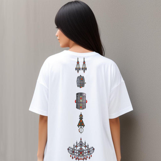 Legacy of Silver – Unisex T-Shirt Featuring Algerian Amazigh Jewelry